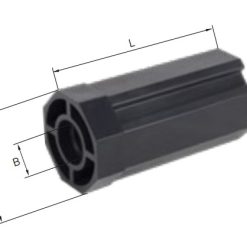 Panjur 60 mm Boru Başı 28 mm Rulman Yataklı